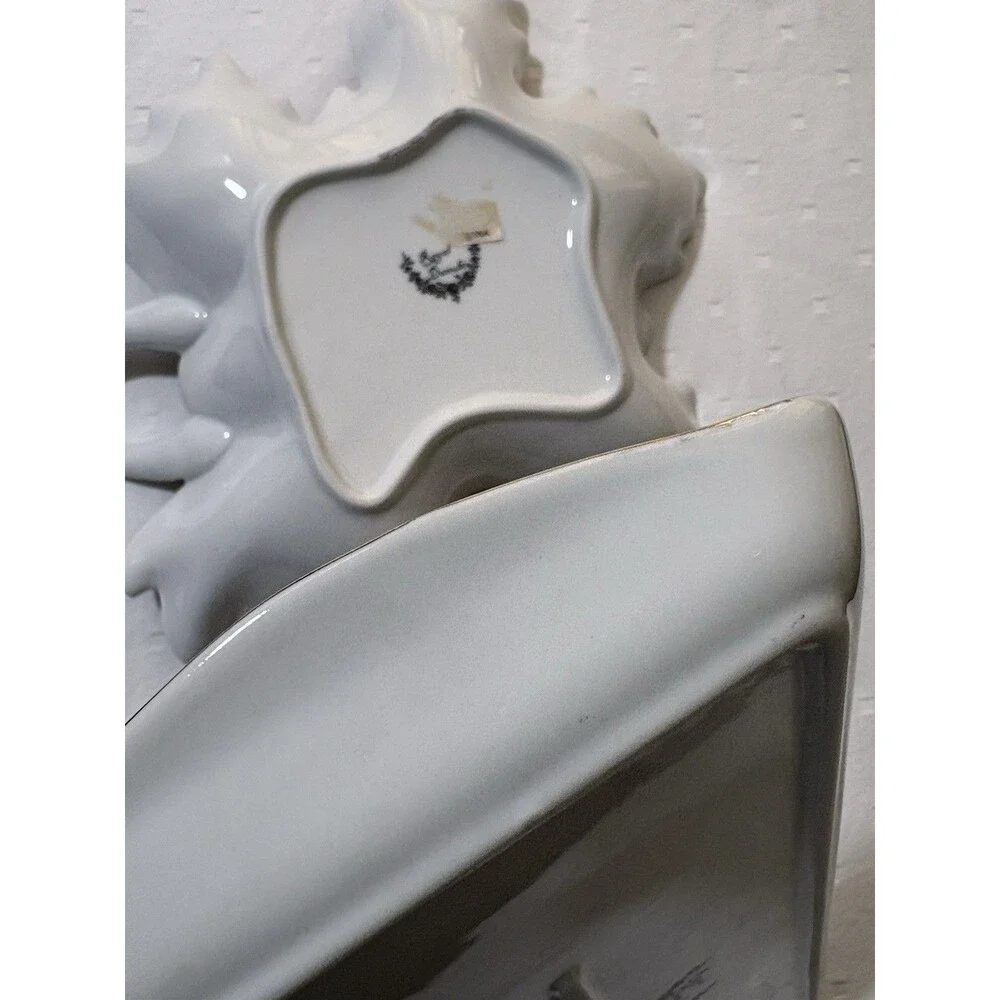 Vintage Royal Danube Fruit Pattern Porcelain Set Leaf Candy Dish & Serving Tray